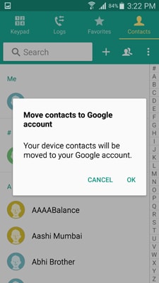 Comment transférer des contacts samsung android sur un ordinateur avec Gmail